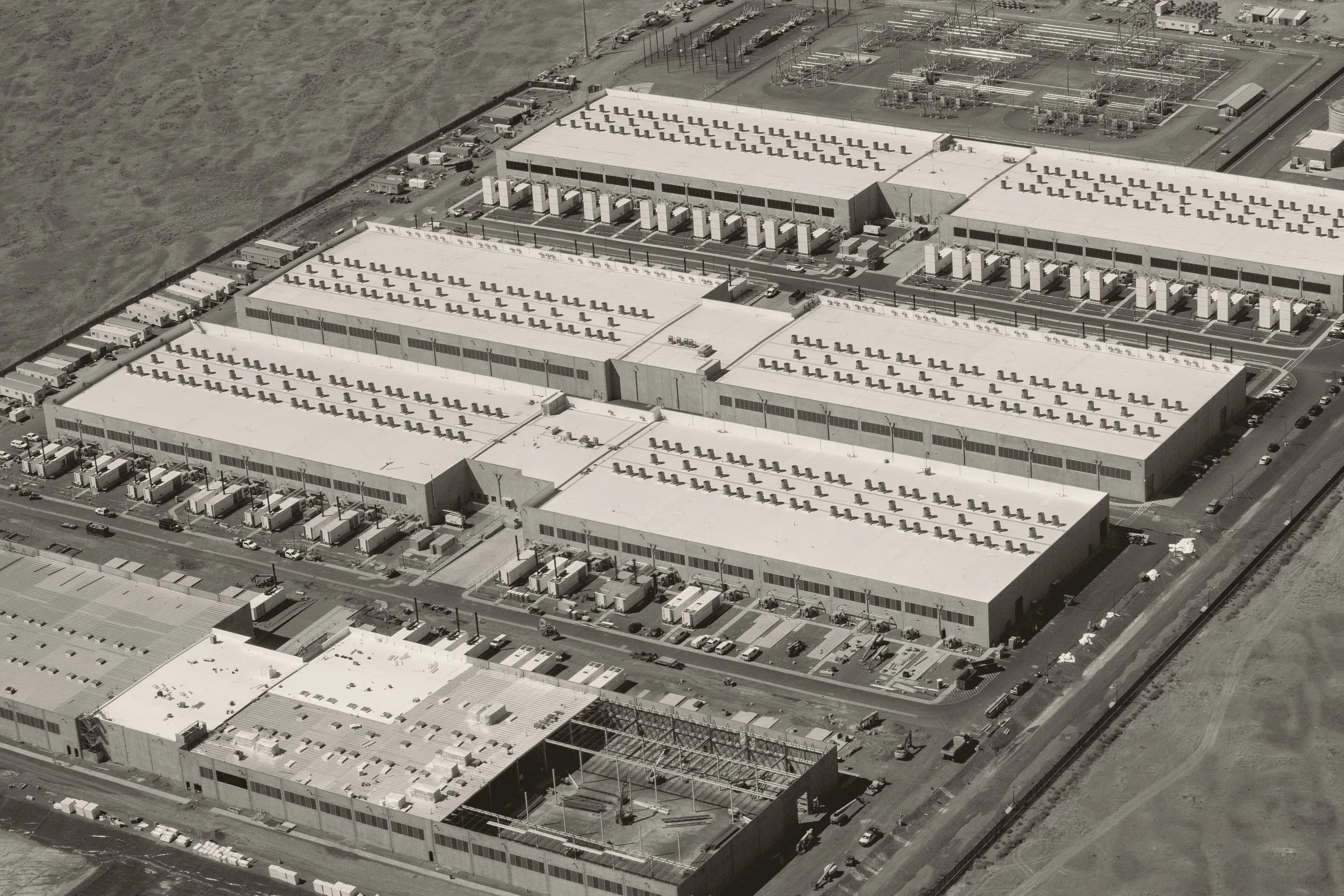 AWS data center campus in the us-west-2 region